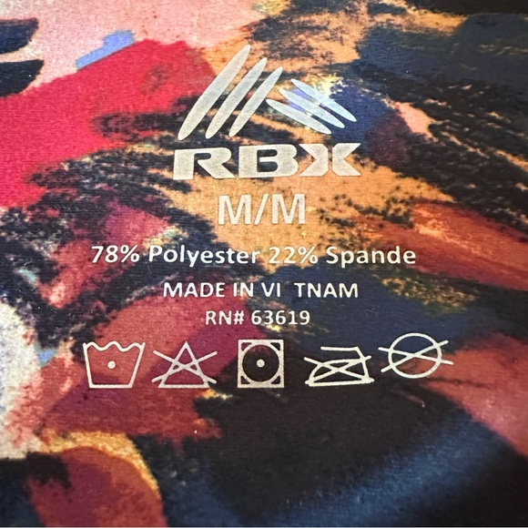 RBX 2-Pack: Set of Shorts Women’s Medium (Black and Multicolored) New with Tags - Picture 6 of 15